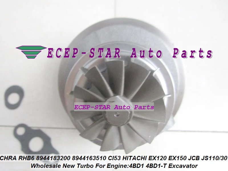 Turbo Cartridge CHRA core RHB6 8944183200 8944163510 8-94418-3200 894418-3200 CI53 Turbo For HITACHI EX120 EX150  4BD1 4BD1-T