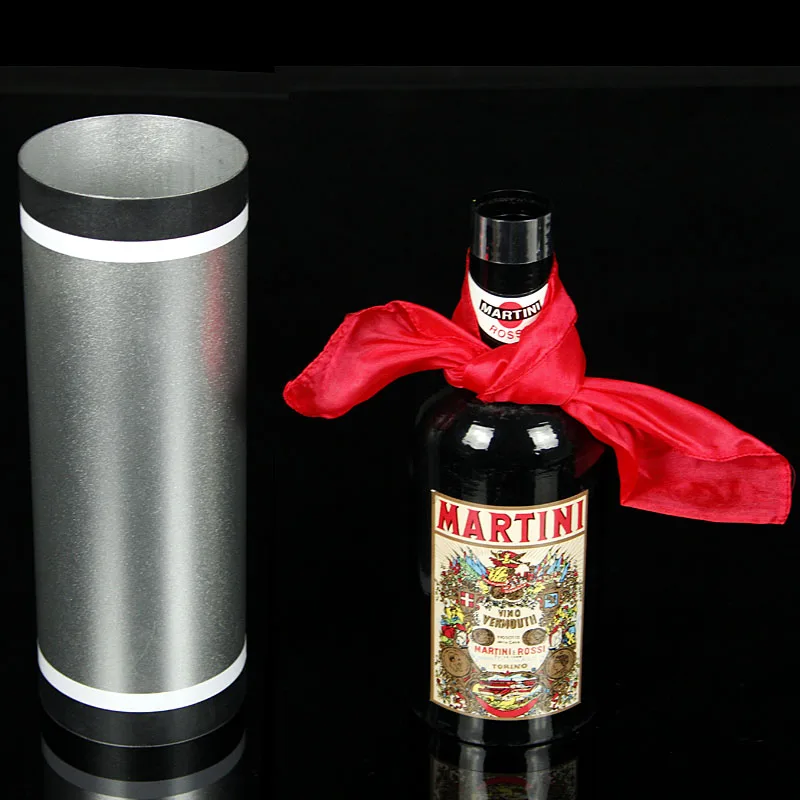 Cane Silk and Bottle Magic Tricks Amazing Stage Magic Silk Vanish Bottle Appear From Empty Tube Magia Mentalism Gimmick Props