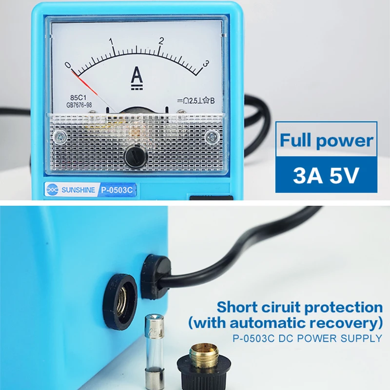 Regulador de voltaje portátil fuente de alimentación CC ajustable con puerto Usb Reparación de teléfono 5v 3a CC fuente de alimentación regulada 110v 220v