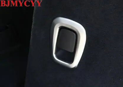 BJMYCYY Chrome Rear Seat Chair Back Handle Frame Decorative Sticker For BMW 2 Series Tourer 7 seats 218i ABS Cover Trim Strip