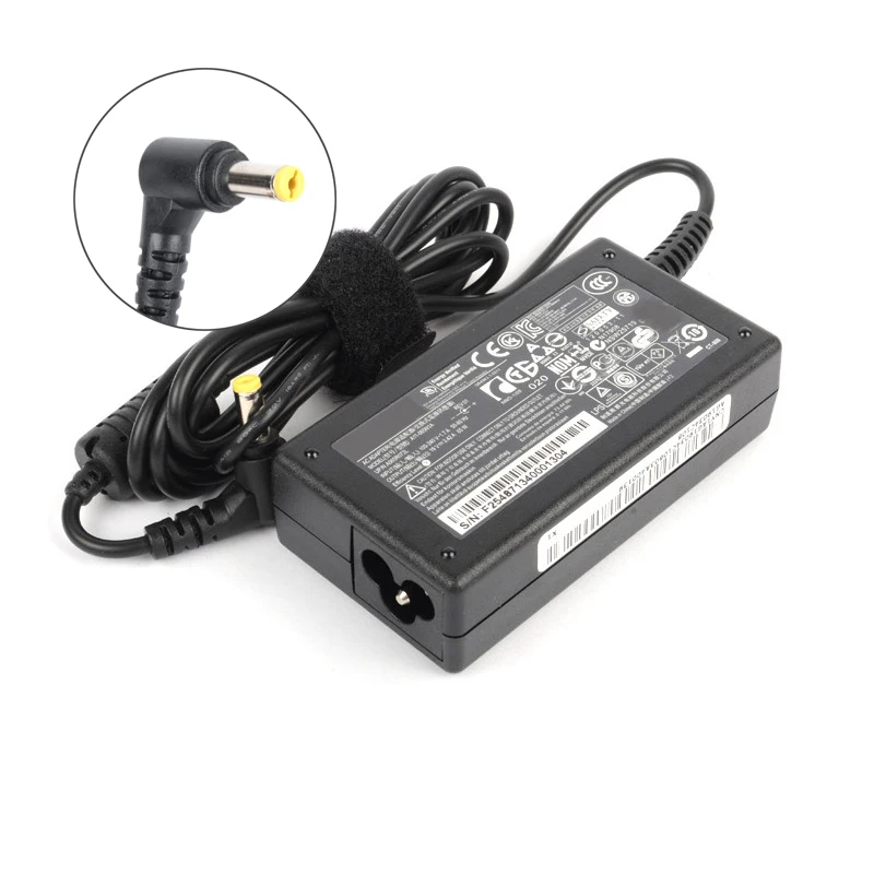 Зарядное устройство для ноутбука 19 в, а, 65 Вт для Chicony, для ACER Gateway MS2285 MS2274 NV78 CPA09-A065N1 A065R035L, адаптер переменного тока
