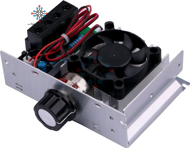 10000W Ultra-high Power SCR Motor Speed Controller Electronic Regulator Dimming Speed Control with Fan