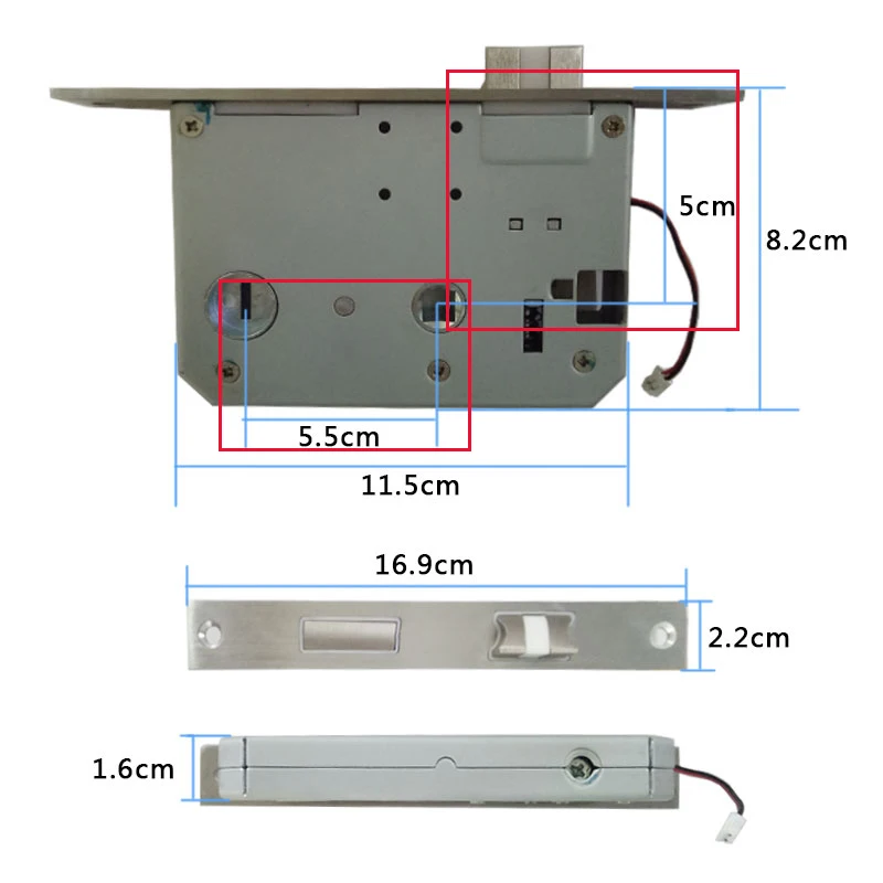 LACHCO 2020 Smart door lock With Biometric Fingerprint Code Password Digital Electronic door lock for home office L19001A1