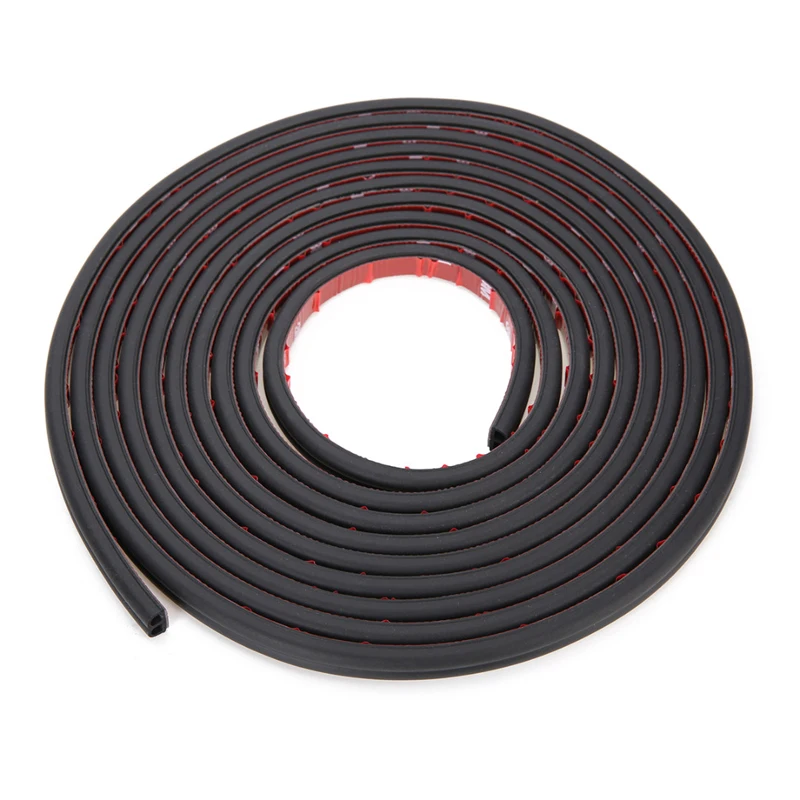 Car Rubber Seal Strip Self Adhesive B Type Windproof Universal Noise Sound Insulation Car Window Door Trunk Car Door Seal Edge