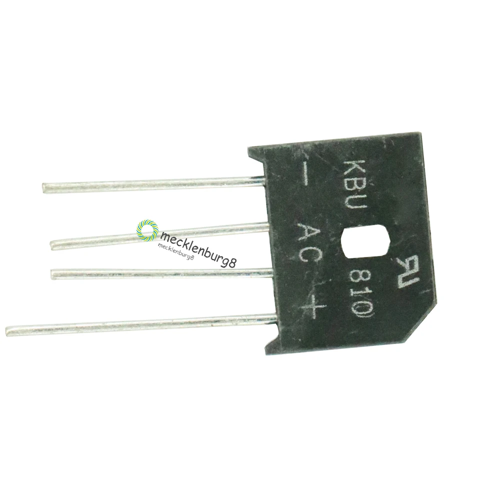 5 pieces. KBU810 KBU-810 8A 1000 V diode bridge rectifier single phase bridge rectifier new arrival