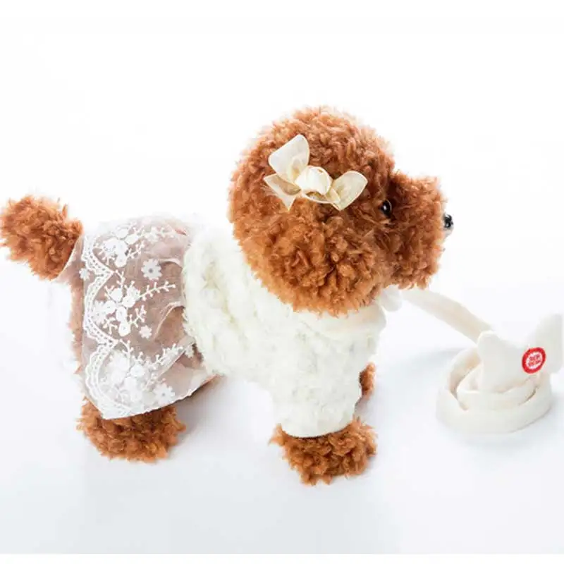 Robot Dog Sound Control Interactive Dog Electronic Pets Plush Puppy Walk 72 Songs Talk Teddy Toys For Children Birthday Gifts