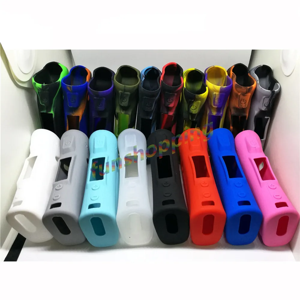 Colore di alta qualità casuale per Target 75 W TC Box Mod custodia in silicone/manica/pelle/copertura/adesivo per Vaporesso Target 75 W Box Mod