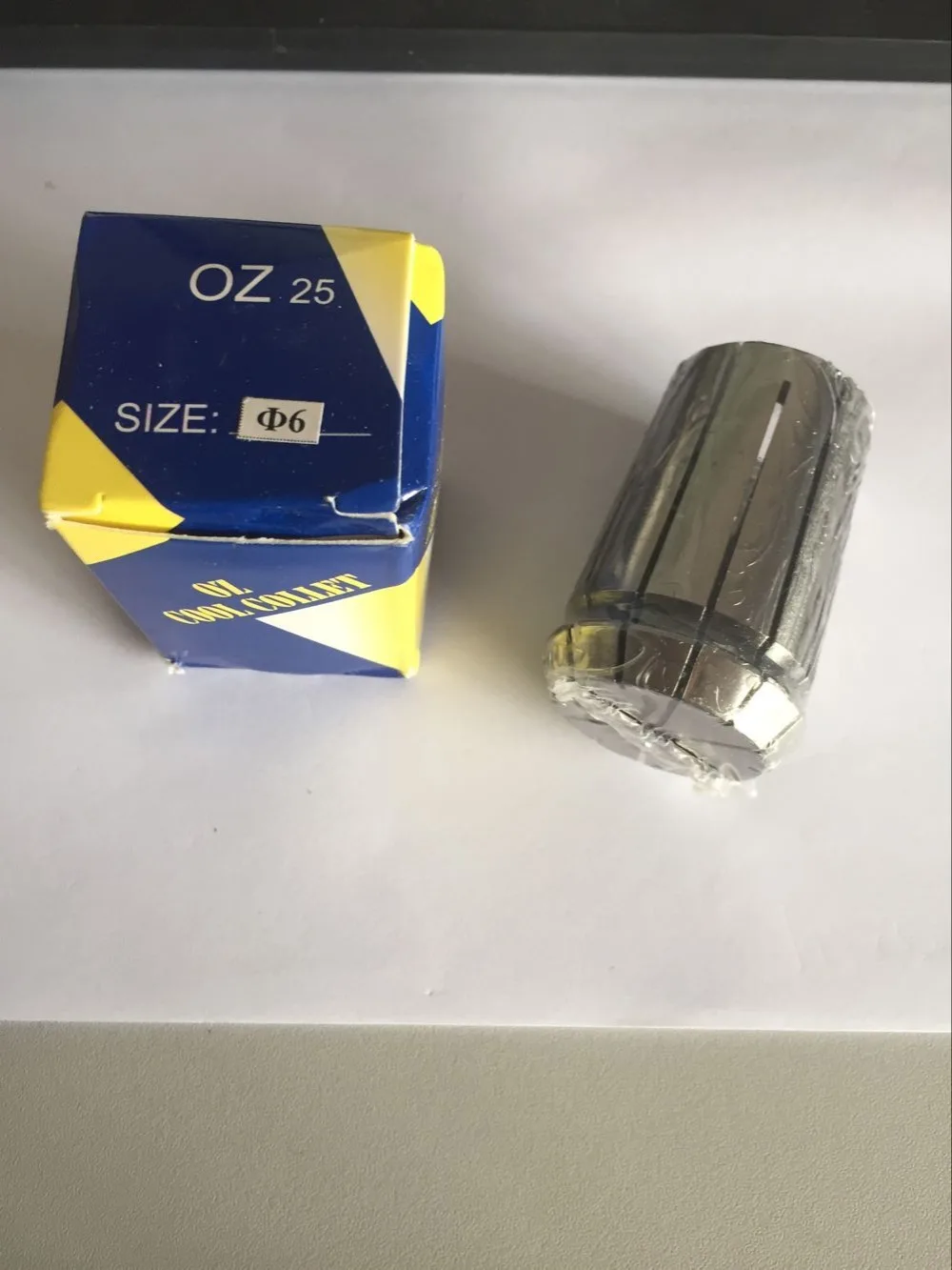 Oz25 6mm diâmetro da braçadeira pinça de mola para mandril de moagem 1 peça