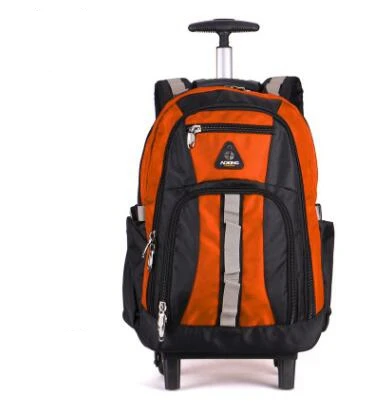 Imagem -02 - Mochila de Viagem tipo Carrinho para Homens Mala de Viagem para Homens com Rodinhas Bolsa para Bagagem com Rodas Tamanho da Cabine da Empresa