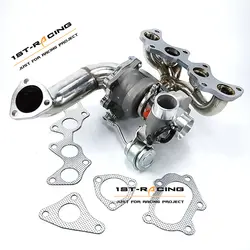 Turbo Manifold +TD04 Turbocharger+Down Pipe FOR 96-99 Starlet EP82 EP85 EP91 4E-FTE