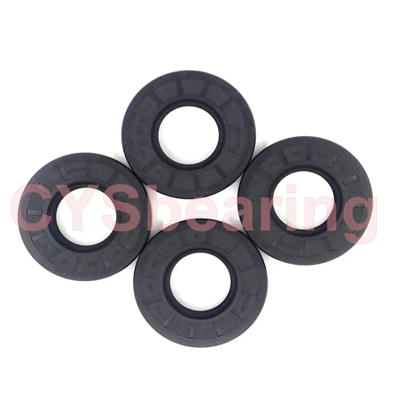 1 2 Pcs TC VC Oil Seal Skeleton Black Nitrile NBR Simmer Ring Rotary Shaft Gasket ID 5 6Mm *12 6x12x8, 6x15x4,6x16x5, 6x16x7MM