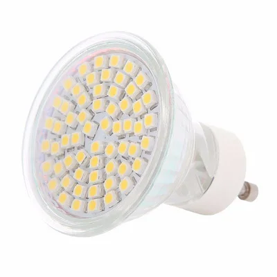 

6 шт./лот GU10 3528 SMD 60 LED чисто белый теплый белый прожектор точечные светильники Лампа 220 В Энергосберегающая для дома Бесплатная доставка