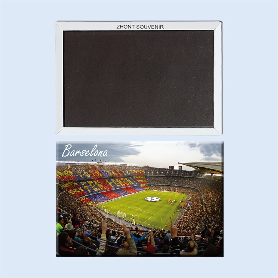 

Football field Barselona Spain, 22540 Landscape Magnetic refrigerator gifts for friends Travel souvenirs