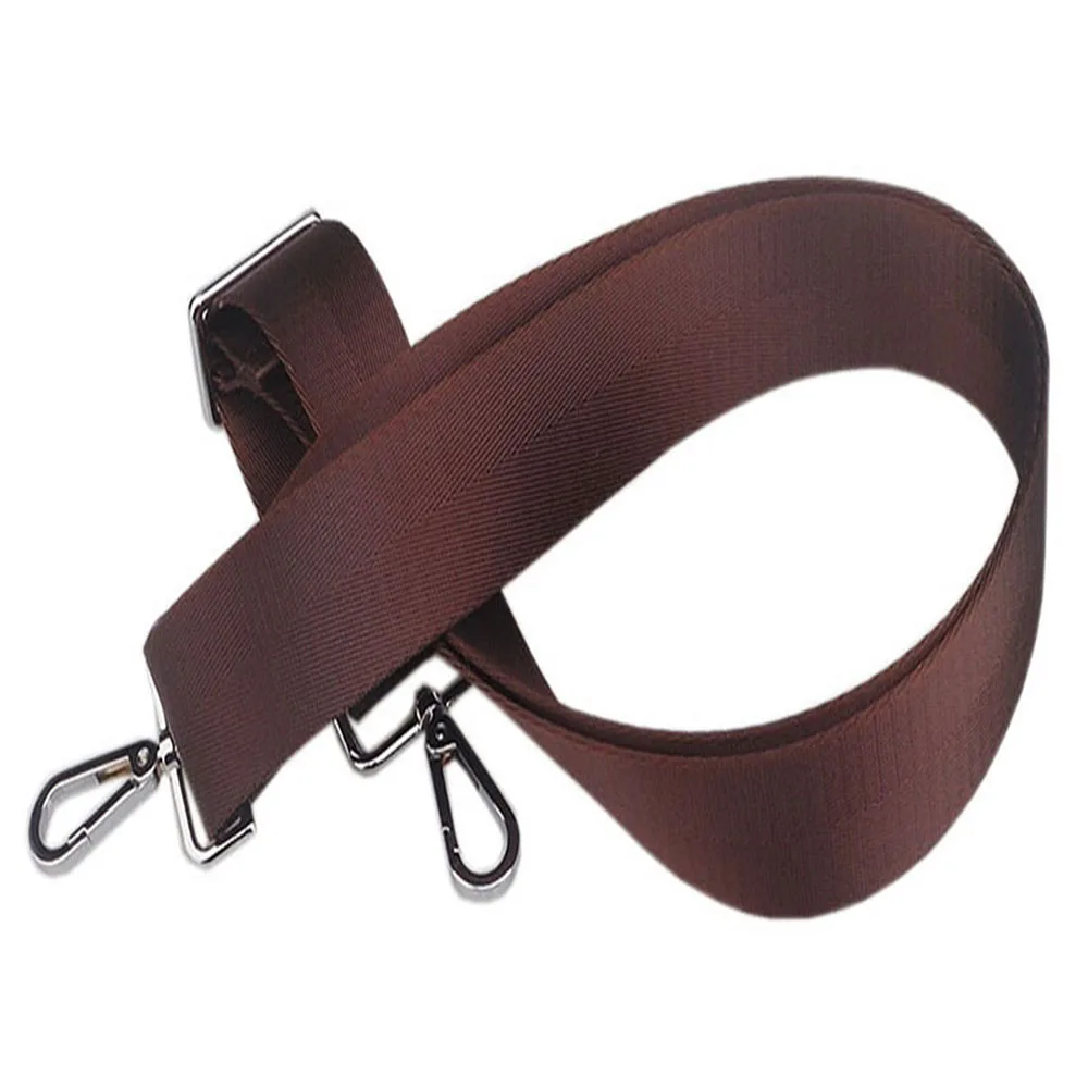 145cm Length Replacement Shoulder Adjustable Bag Strap Belts For Messenger Bag Polyester Black Brown Bag Accessories KZ151329