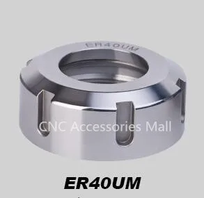 

2pcs ER40 high precision full bright clamp nut ER40UM Spindle Nut for ER COLLET, CNC collet chuck Nuts