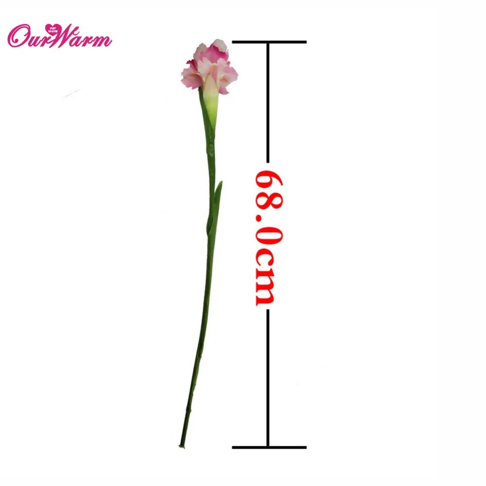 OurWarm 5/10pcs Artificial Flower Iris Decorative Fake Flowers Display flower for Home Wedding Decoration Valentine's Day Supply