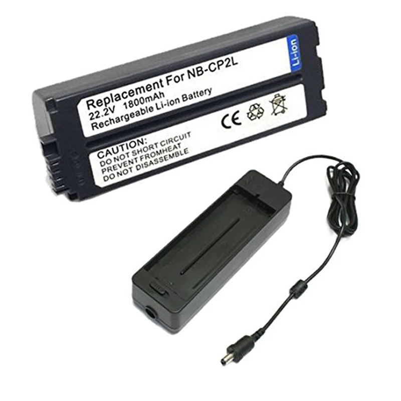 

22.2V 1800mAh NB-CP2L with Charger BG-CP200 for Canon NB-CP1L CP2L SELPHY CP100 CP200 CP220 CP300 CP330 CP400 CP510 CP600 CP710