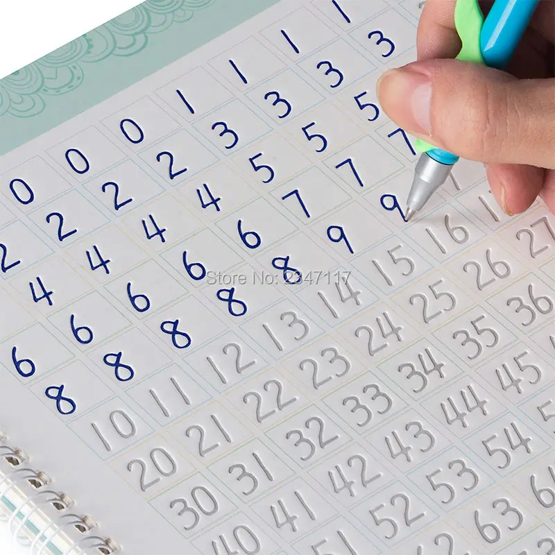 Calligraphie pour enfants en âge préscolaire, livraison gratuite, rainure de cahier, planche d'écriture, papeterie de bureau pour débutant