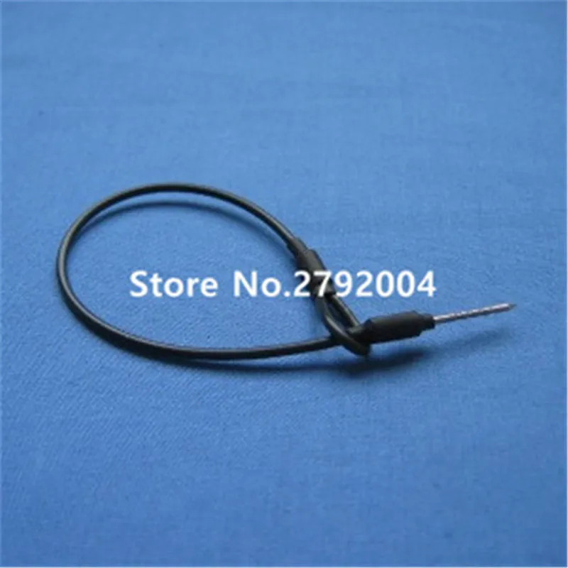 

2000pcs/lot EAS steel wire lanyards for hard tag twisted Multi-fibre steel wire shoes security