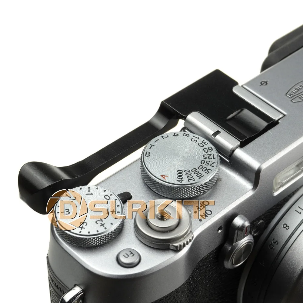 DSLRKIT Schwarz Thumb Up Grip für Fujifilm X-100T X-M1 X-30 X-A2 X-A1