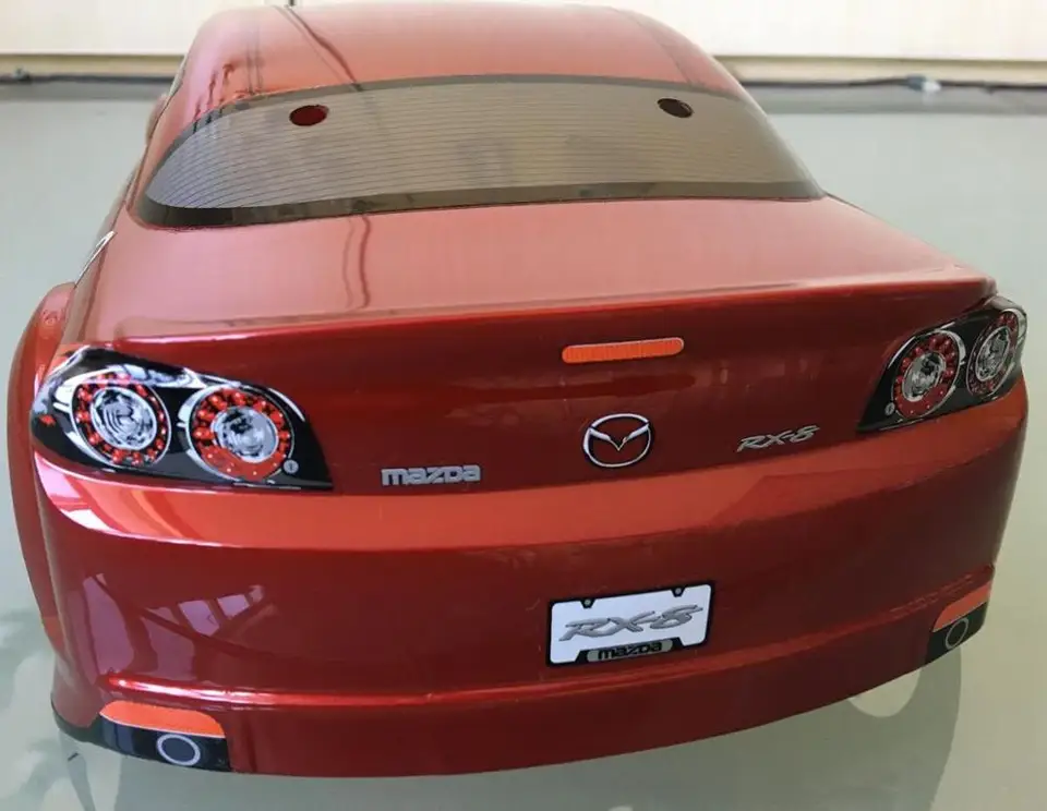 HPI製 マツダ RX-8 1/10 ラジコン用ボディ ドリラジ190mm HPI製 マツダ RX-8 1/10 ラジコン用ボディ ドリラジ190mm