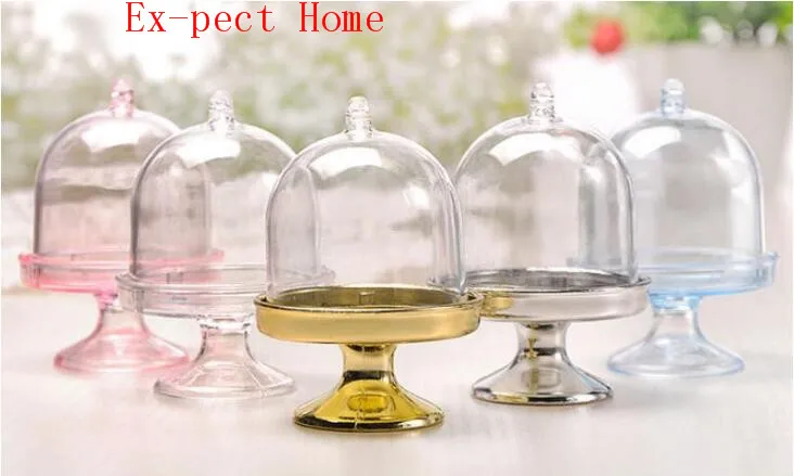 

300pcs Mini Plastic Candy Boxes Wedding Favor Boxes For Baby Shower Party decor gift box