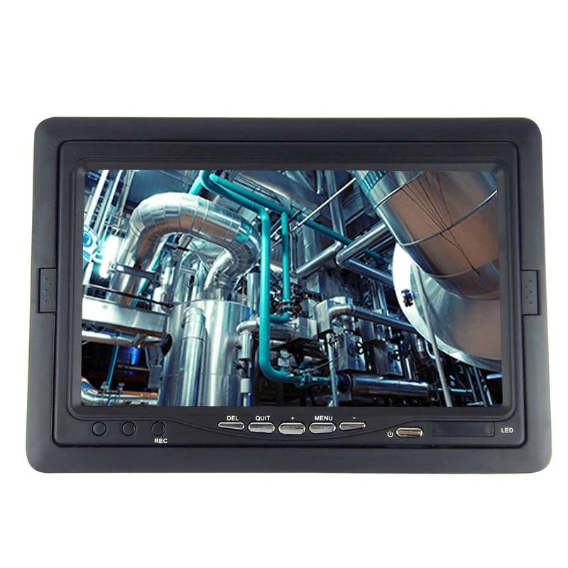 23MM Camera Head Drain Pipe Inspection Camera System Equipment With 7" LCD Monitor 20M Fiberglass Cable With DVR Function
