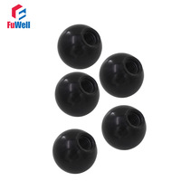 5pcs Bakelite Ball Knobs M5/M6/M8/M10/M12/M16 Thread Without Insert Machine Tool Replacement Black Ball Lever Knob