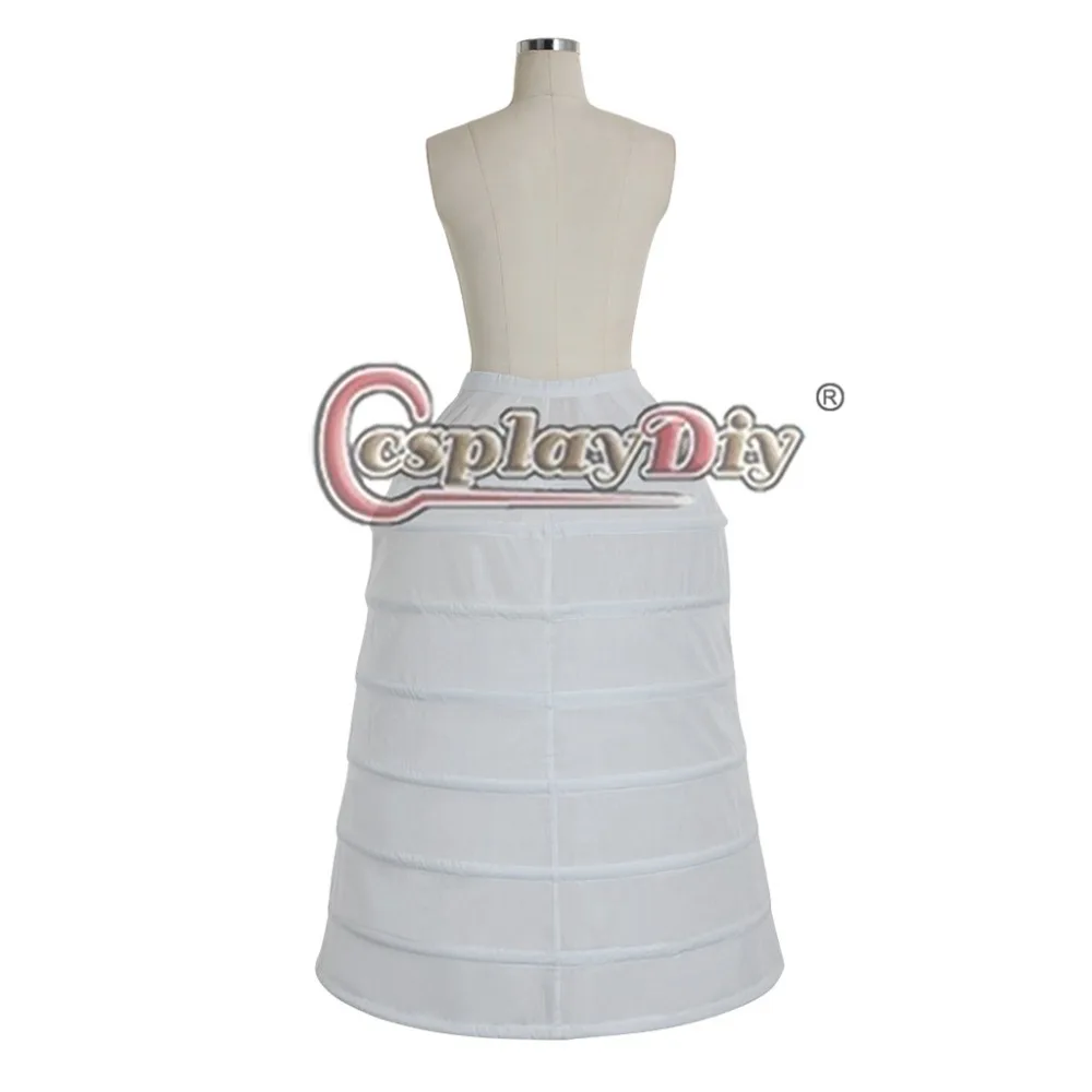 Cosplaydiy-vestido de bola Victoriano de crinolina para mujer, falda Retro de cúpula de Bustle, enagua de aro, L320