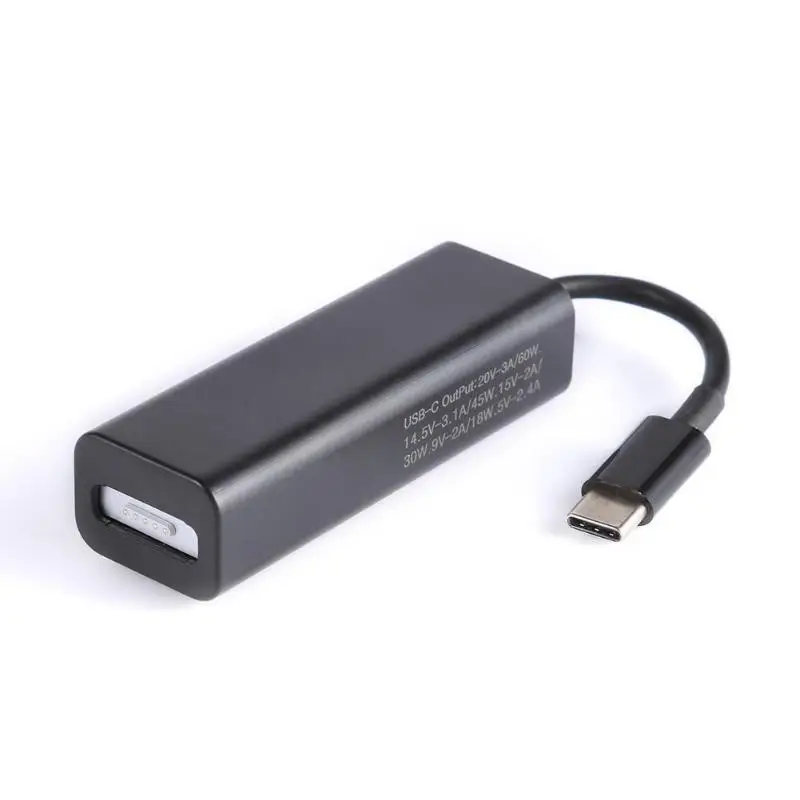 Usb 3.1 tipo c macho para magsafe 2 5pin fêmea cabo cabo adaptador conversor adequado para notebooks smartphones com USB-C portas