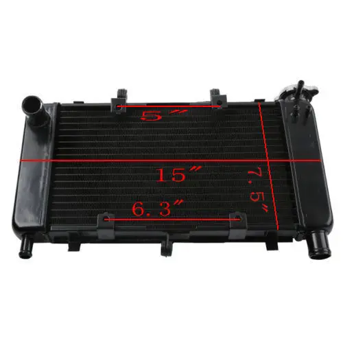 Motorcycle Aluminum Radiator Cooler Cooling For Yamaha FZ600 FZ6 FZ6N FZ6S 2004-2006