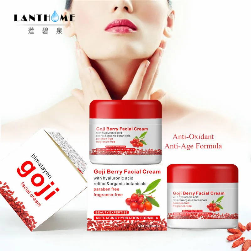 

2017 NEW Original goji cream 100g facial anti aging anti wrinkle creams anti oxidant goji berry eye revitalizing whitening cream