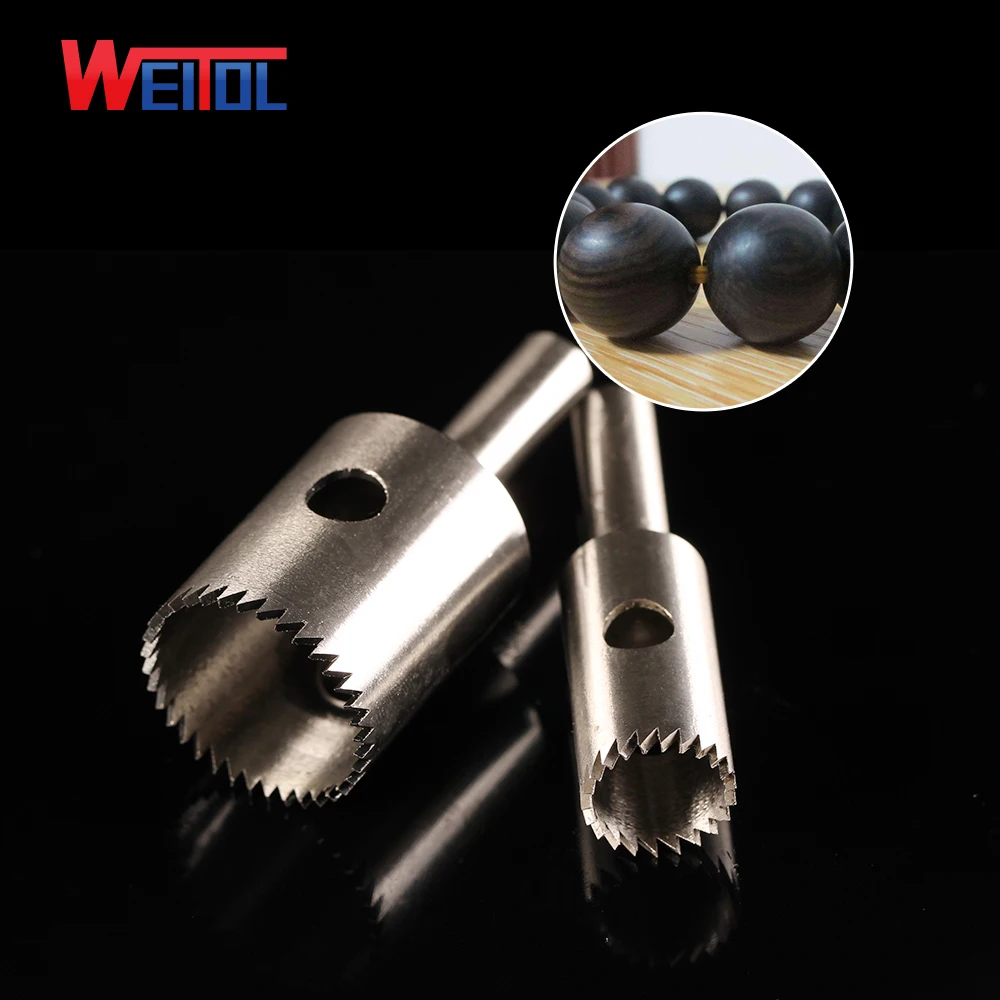 Weitol 1 pieces Milling Cutter Router Bit Fine tooth Buddha Beads Ball Bit Woodworking Tools Wooden Para CNC