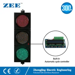 Wbudowany kontroler ruchu sygnalizacja świetlna led Auto Cycle Running znaki drogowe sygnalizator drogowy led