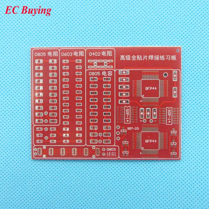 SMD SMT Components Welding Practice Board Soldering Skill Training Beginner DIY Kit  Electronic Kit for Self-Assembly