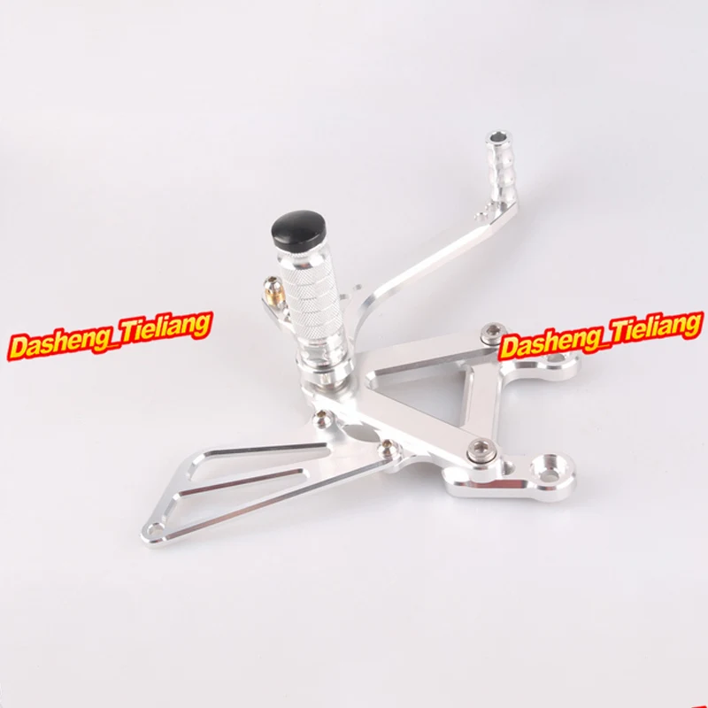 1Pair Motorcycle Rear Footrest Footpeg Adjustable Foot Rest Rearset For Kawasaki ZX6R 2003 2004 / ZX-6R 03 04 Aluminum Alloy