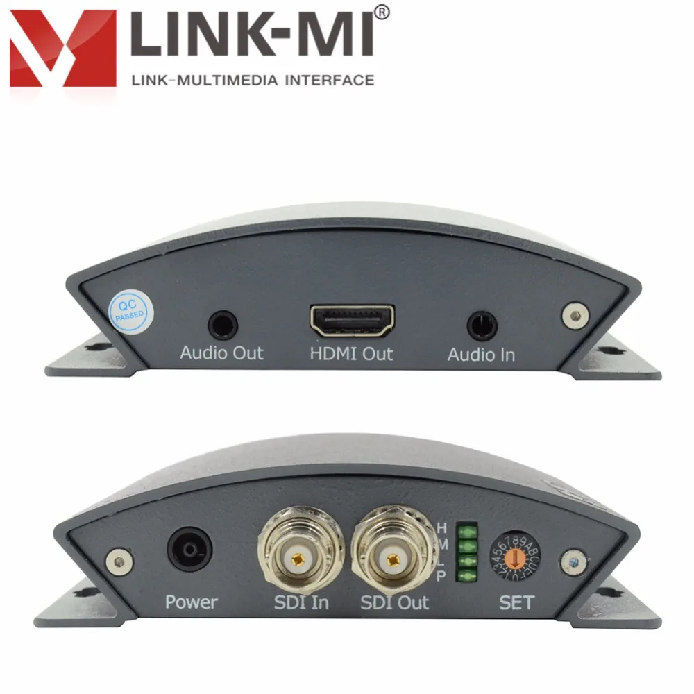 

LINK-MI PSH01 Professional SDI to HDMI Converter 1080p With Audio and DIP Switch signal input adaptively analog audio input