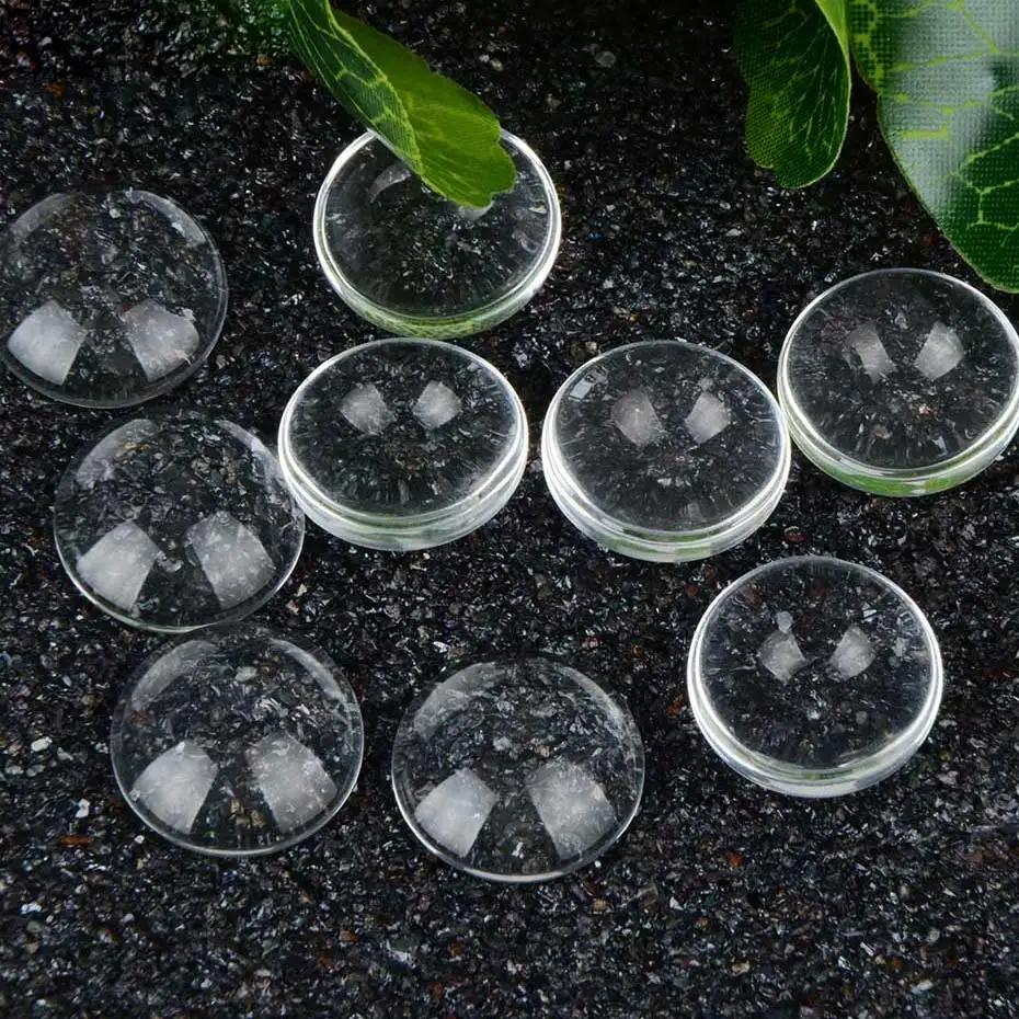 20pcs/lot 18mm High Quality Domed Round Clear Magnifying Glass Cabochon For DIY Jewelry Making