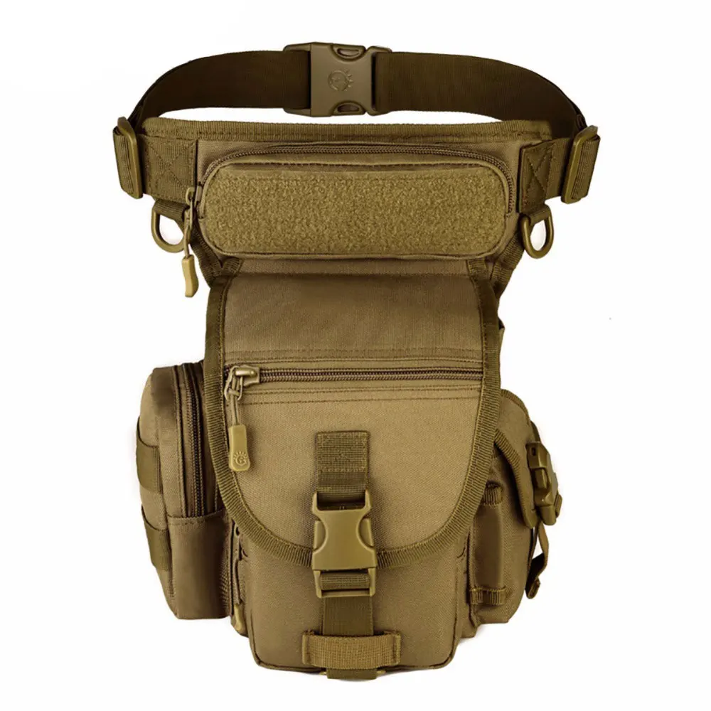 SINAIRSOFT Tactical Drop Leg Bag Tool Fanny Thigh Pack Hunting Bag Waterproof Nylon Motorcycle Riding Men Outdoor  Waist Packs