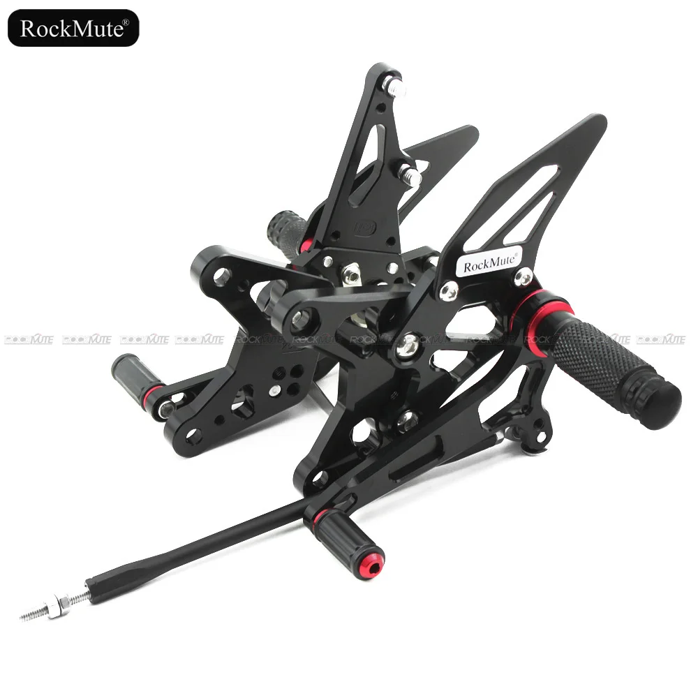 Pedane moto per Honda CBR1000RR 2004-2007/CBR600RR 2003-06 Poggiapiedi regolabile Leva del cambio Pedale del freno Pedana Set posteriore