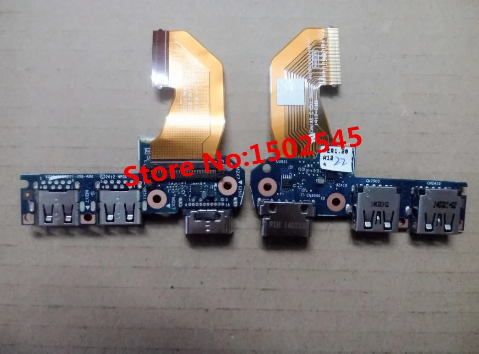 

Laptop USB VGA interface board with cable for HP EliteBook 840 G1 845 G1 740 G1 745 G1 850 855 G1 USB board ZBOOK14 6050A2638201