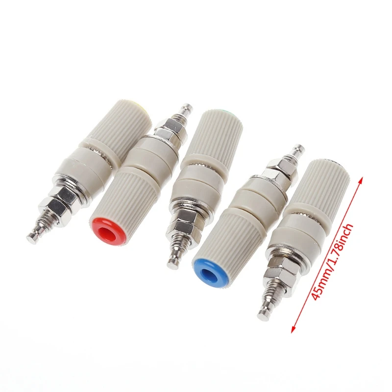 High Current 30A M5 Type 4mm Amplifier Female Banana Jack Socket Test Binding Post