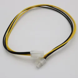 1pcs 4-Pin 2x2 12V Power Supply Extension Cable/Cord Male to Female EPS 4P ATX Motherboard CPU 50cm