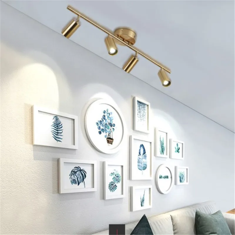 

Modern Living Room Ceiling Light Nordic Adjustable LED Ceiling Lamps Spot GU10 light for kitch restaurant cloth store lighting