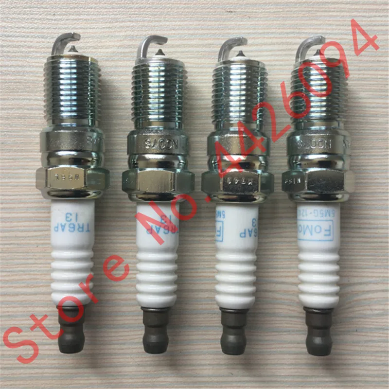 

4PCS Iridium Spark Plugs TR6AP-13 5809 5M5G-12405-AA 4477 ITR6F13 L3Y4-18-110