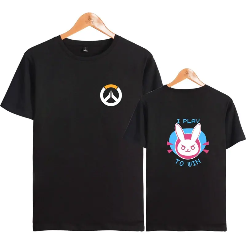 Anime Game Overwatch 3D Printed T-Shirt OW D.VA Cosplay Summer Top  Casual Short Sleeve Lover Gift