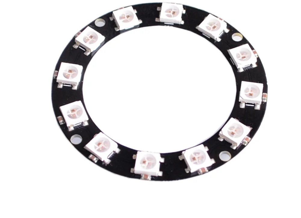 20PCS D37 12bit WS2812 5050 RGB LED intelligent full-color RGB ring development plate ring For Arduino Integrated Driver Module