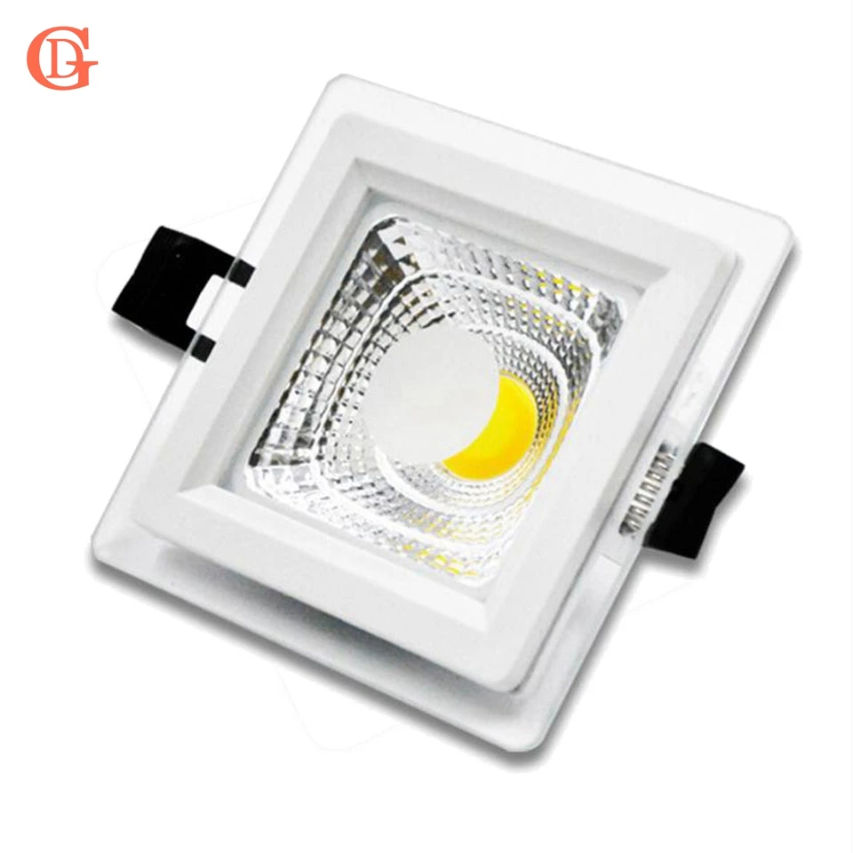 

LED Downlight COB Dimmable 7W 10W 12W 15W COB LED Panel Light AC85-265V Recessed LED Downlights Square Downlight With Driver