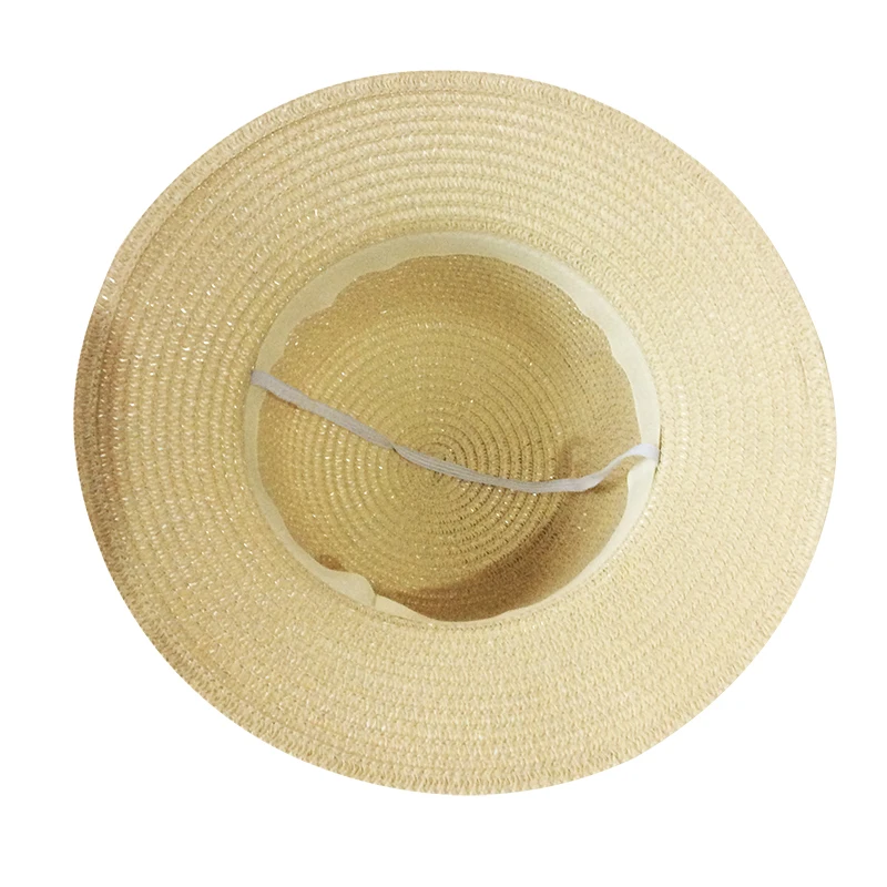 Girls Summer Hat Butterfly Ribbon Decorate Straw Hat For Girls Children Panama Hat Baby Sun Cap