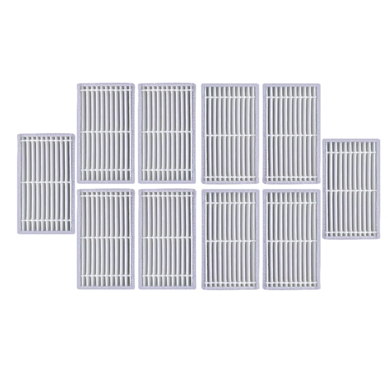 Piezas de Robot aspirador, filtro Hepa para kitfuerte KT-518 kt 518, accesorios de aspiradora robótica, 10 x KT-518